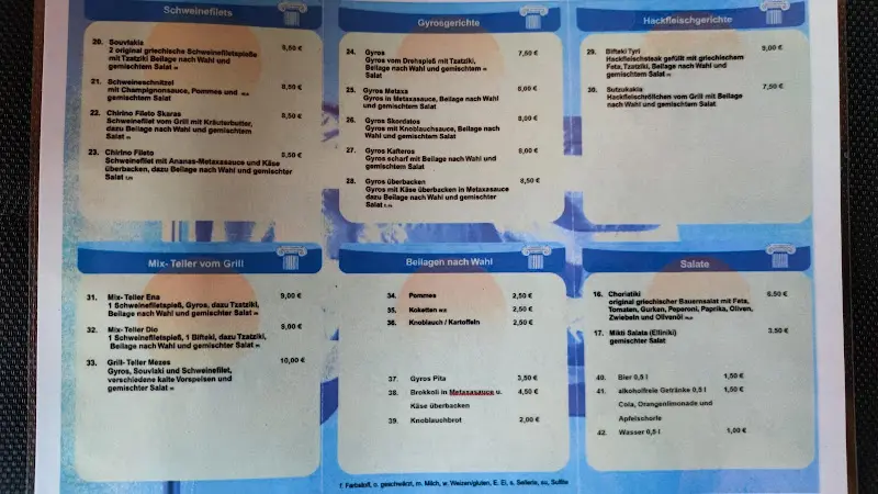Menu_Griechischer Grill-Imbiss Luckau_Luckau_immagine_3