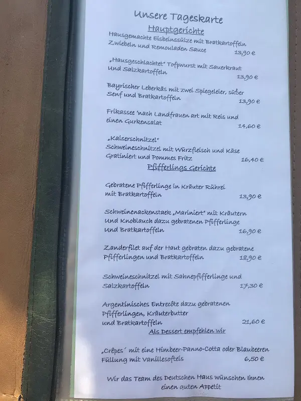 Menu_Zum Deutschen Haus Ahrensdorf_Ludwigsfelde_image_1