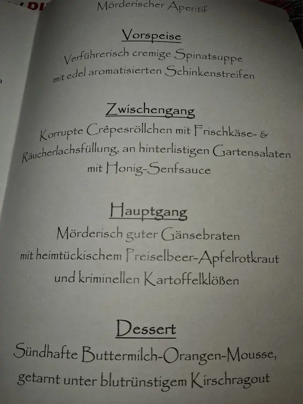 Menu_Gasthof & Pension 