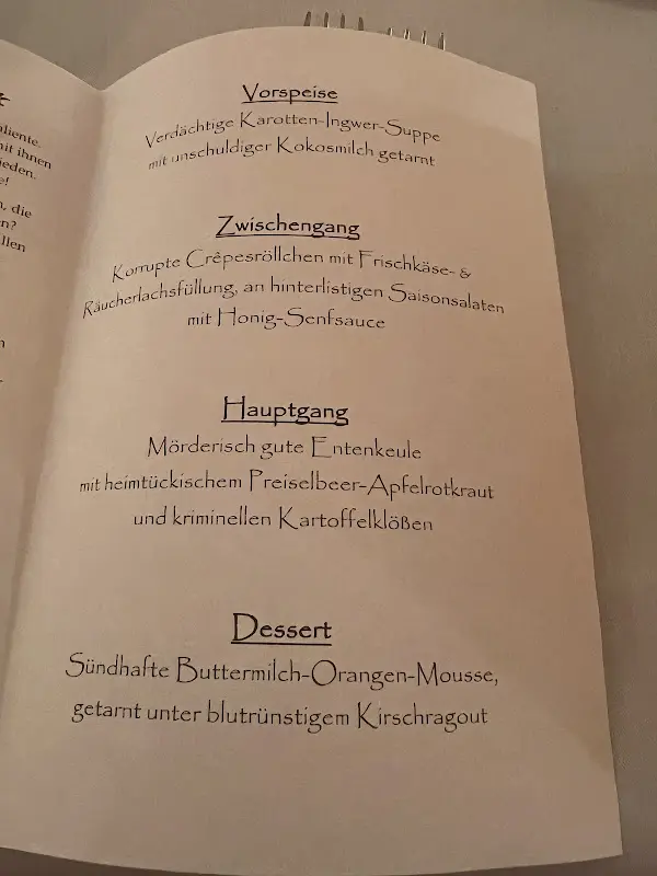 Menu_Gasthof & Pension 