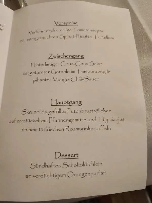 Menu_Gasthof & Pension 