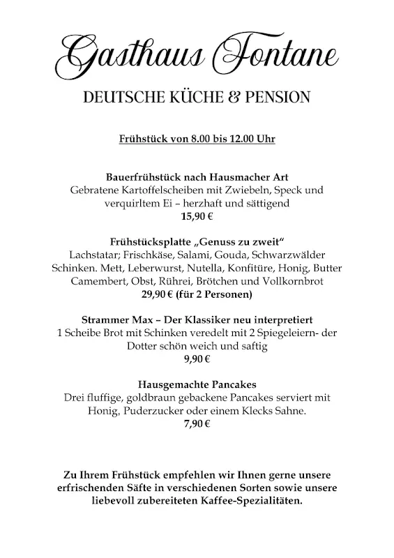 Menu_Gasthaus Fontane GmbH_Wildau_image_1