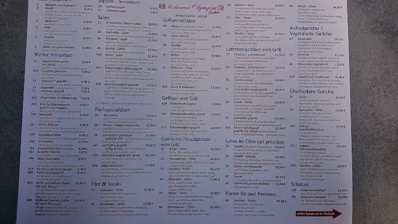 Menu_Restaurant Olympia_Zeuthen_immagine_2