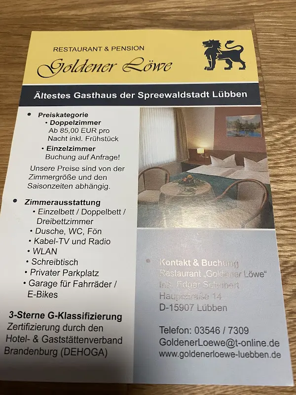 Menu_Restaurant & Pension Goldener Löwe_(Spreewald)_image_2