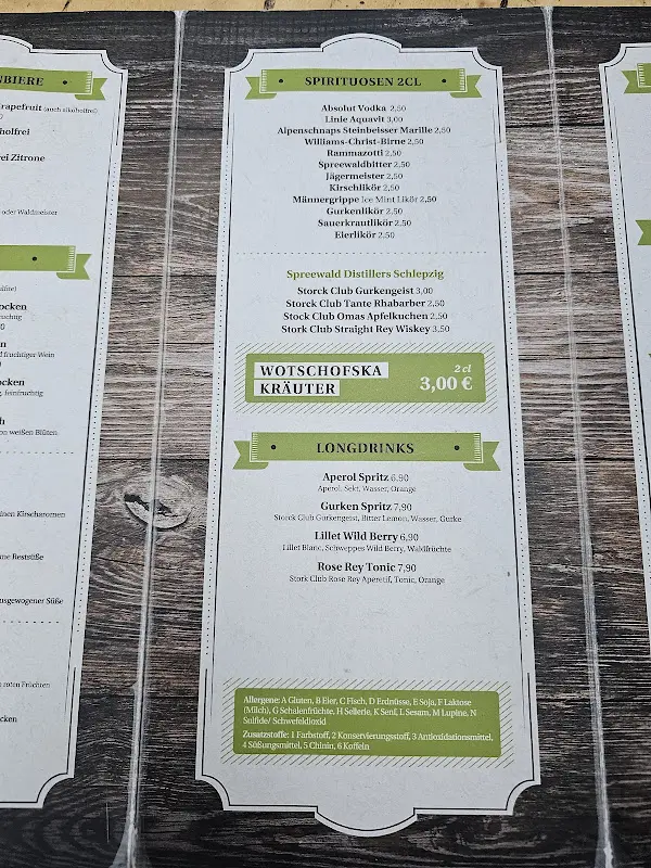 Menu_Gasthaus Wotschofska_Lübbenau/Spreewald_imagen_3