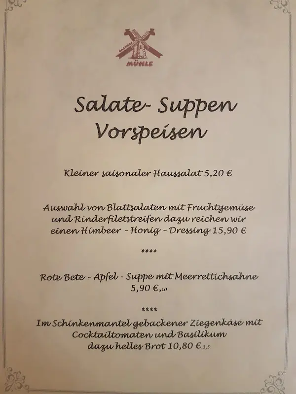 Menu_Gasthof Mühle_Lübbenau/Spreewald_image_3