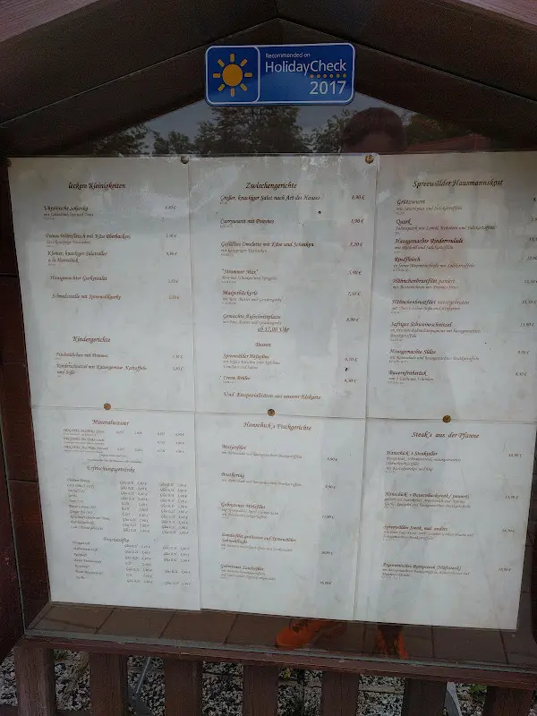 Menu_Restaurant & Café Hanschick_Lübbenau/Spreewald_image_2