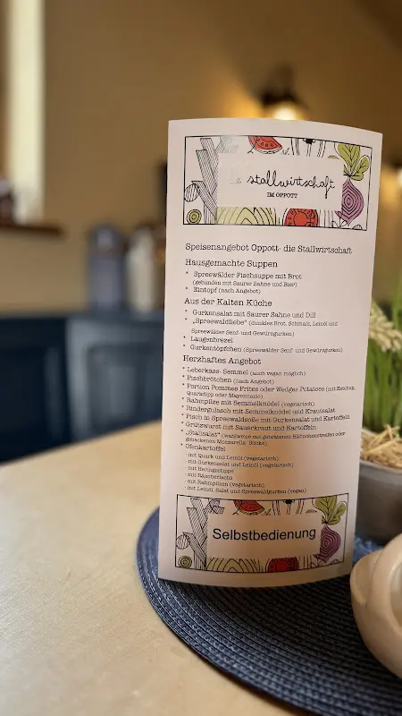Menu_Gasthaus Oppott - die Stallwirtschaft H. Koal_Lübbenau/Spreewald_image_2