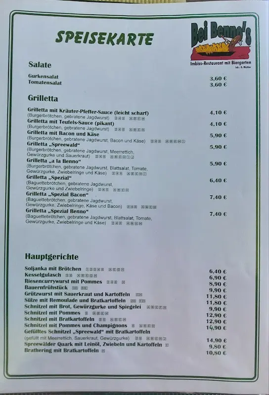 Menu_Bei Benno's_Lübbenau/Spreewald_image_3