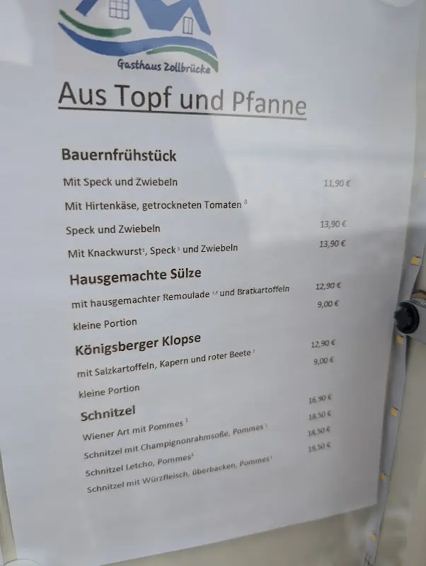 Menu_Gasthaus Zollbrücke_Oderaue_immagine_4