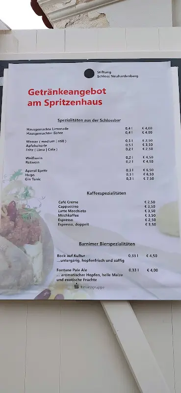 Spritzenhaus Schloss Neuhardenberg ristorante a Neuhardenberg