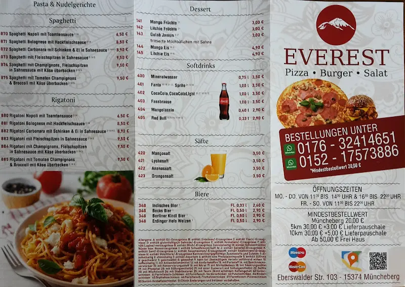 Menu_Restaurant Everest Müncheberg_Müncheberg_immagine_2