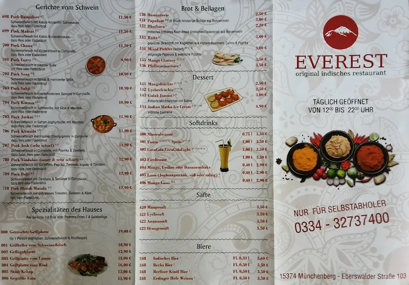 Menu_Restaurant Everest Müncheberg_Müncheberg_immagine_3