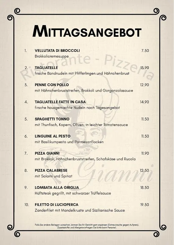 Menu_Gianni Restaurant_Neuruppin_image_1