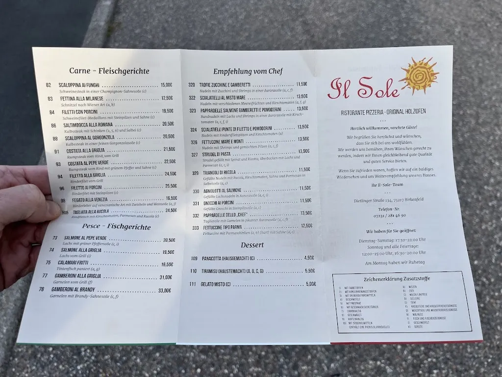 Menu_Il Sole_Birkenfeld_immagine_3