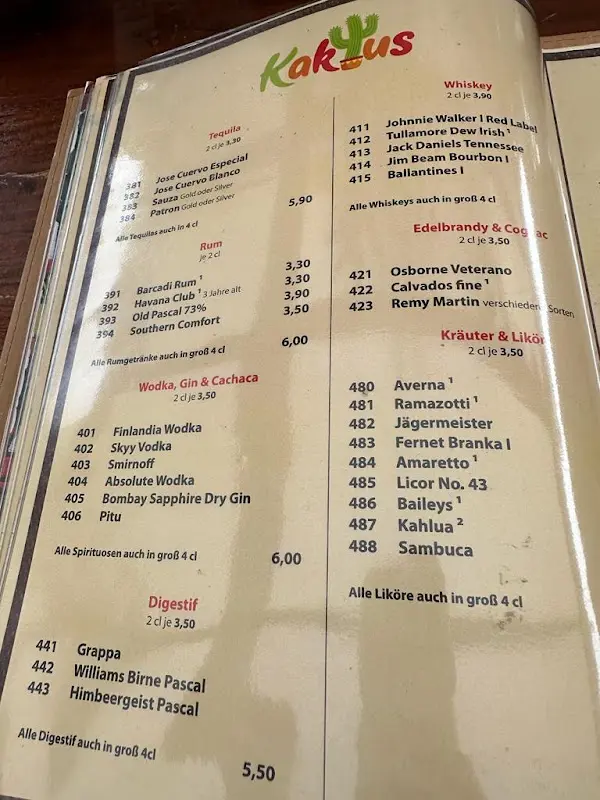 Menu_Restaurant Kaktus_Berlin_image_2
