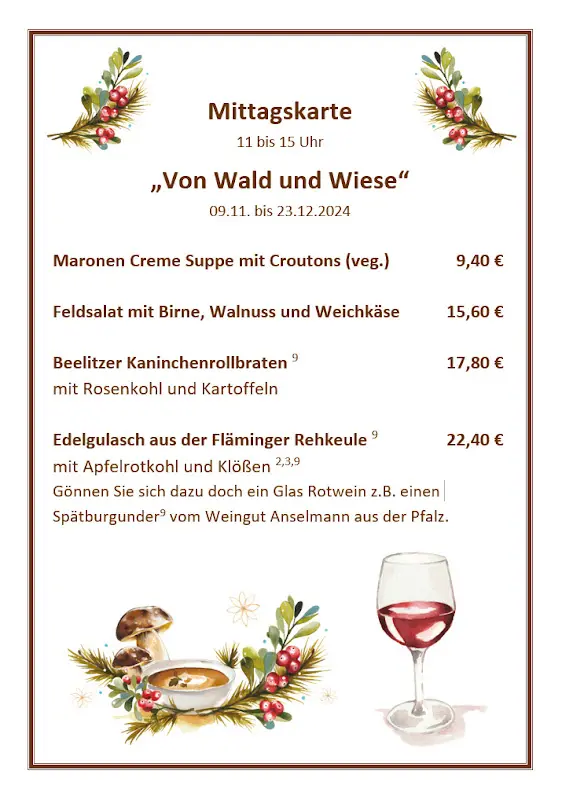 Menu_Café und Restaurant Gartenglück im Rosengut_Michendorf_image_1