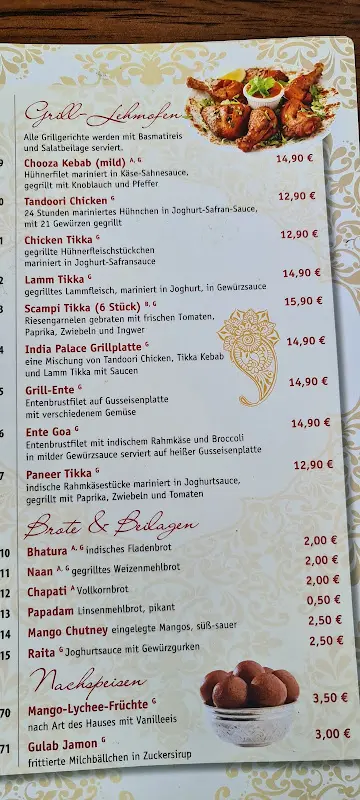 Menu_India Palace_Michendorf_image_1