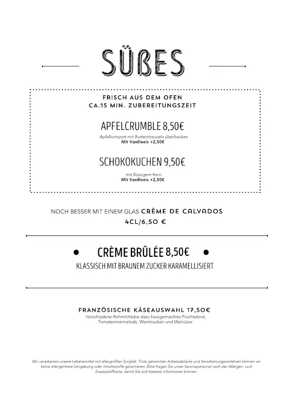 Menu_Die Zwillinge 1983 - Essen bei Freunden_Schwielowsee_image_1