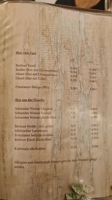 Menu_Gaststätte Die Preußenschänke_Potsdam_image_2