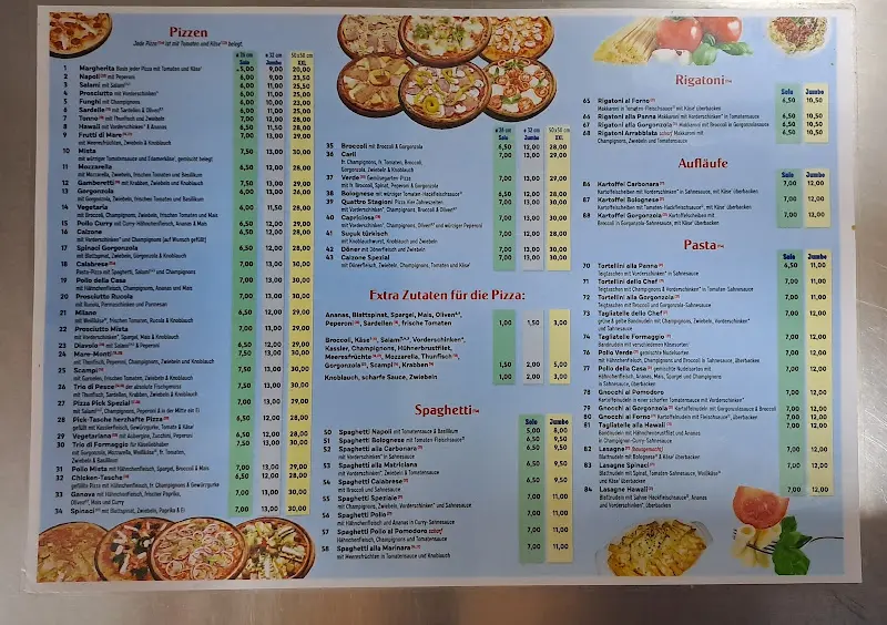 Menu_Gemüse Döner Kebab Pizza Pick_Michendorf_immagine_1