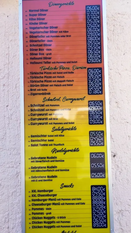 Menu_City-Grill Alibaba Döner &Hähnchengrill_Oderberg_immagine_1