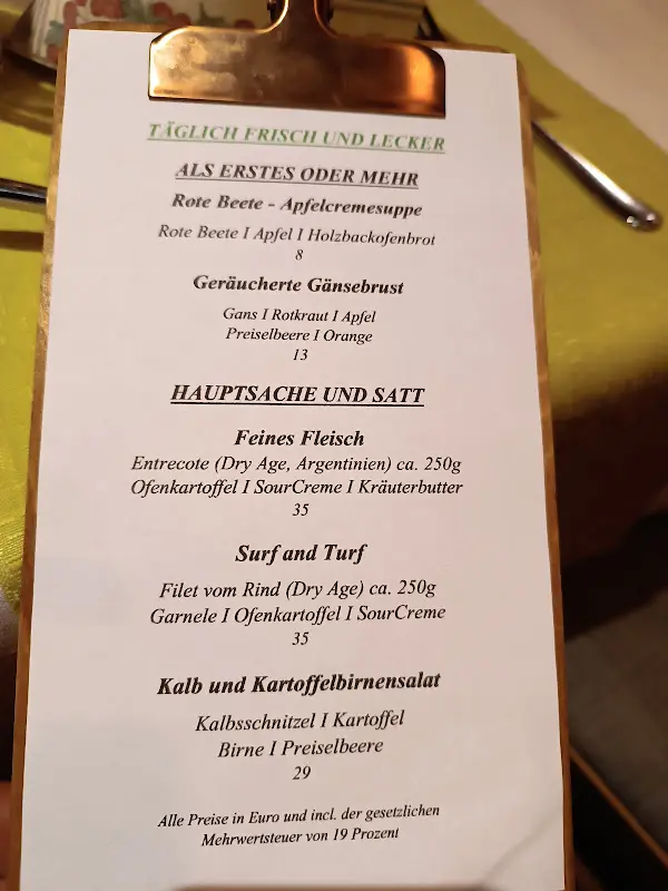 Menu_Hotel und Restaurant 
