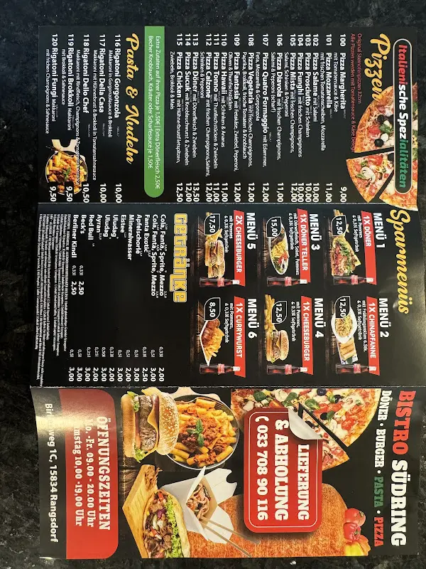 Menu_Bistro Südring Döner Rangsdorf 15834_Rangsdorf_immagine_1
