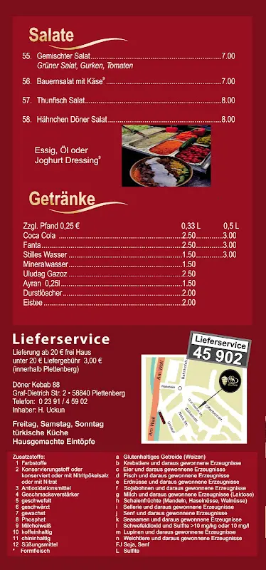 Menu_Döner Kebap 88_Plettenberg_image_4