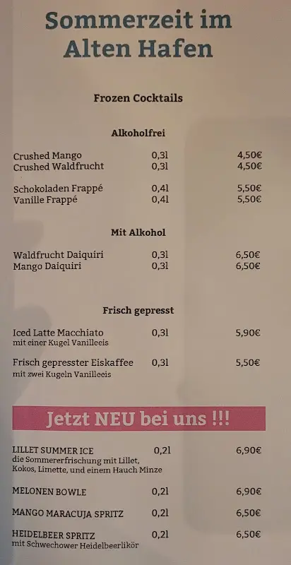 Menu_Restaurant u. Pension Zum Alten Hafen_Rathenow_image_1
