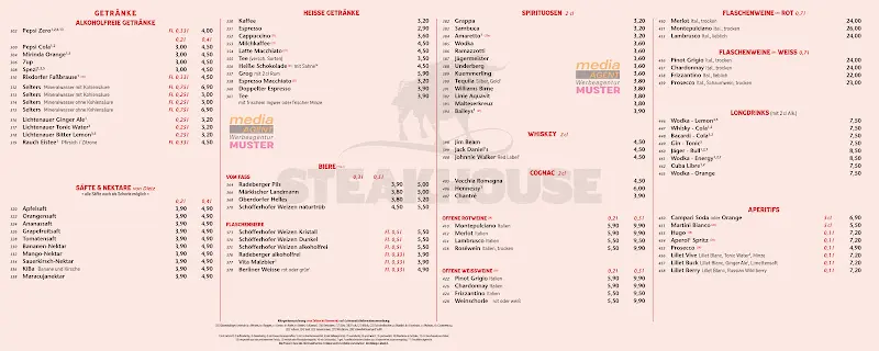 Menu_AMADORA STEAKHOUSE_Fürstenwalde/Spree_immagine_1