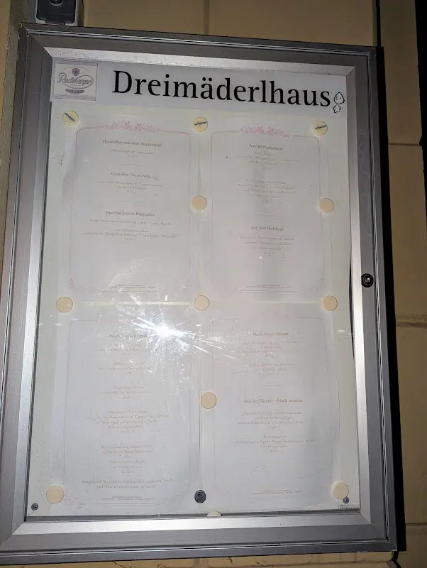 Menu_Dreimäderlhaus - Potsdam_Potsdam_image_1