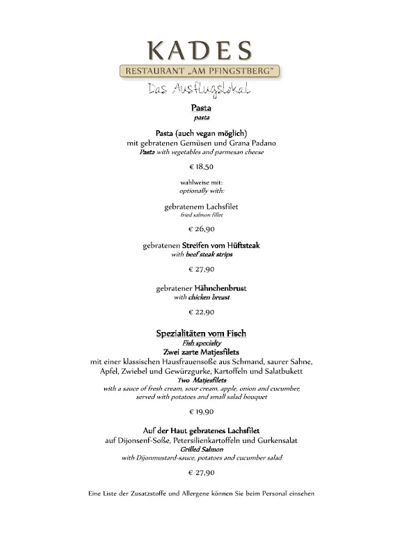 Menu_Kades Restaurant 