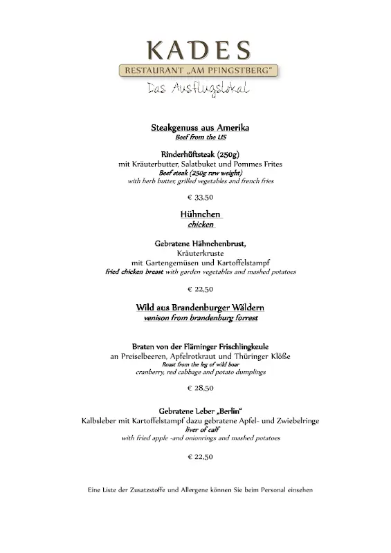 Menu_Kades Restaurant 