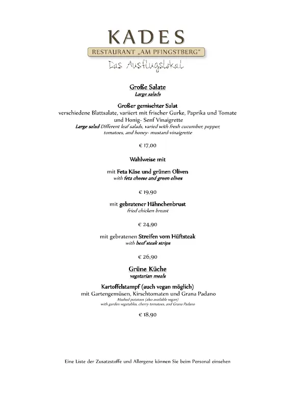 Menu_Kades Restaurant 