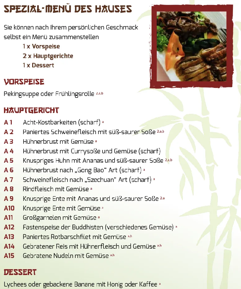 Menu_China-Restaurant RuYi Bietigheim-Bissingen_Bietigheim-Bissingen_immagine_1