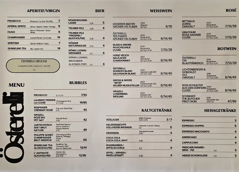 Menu_Österelli Potsdam_Potsdam_image_1