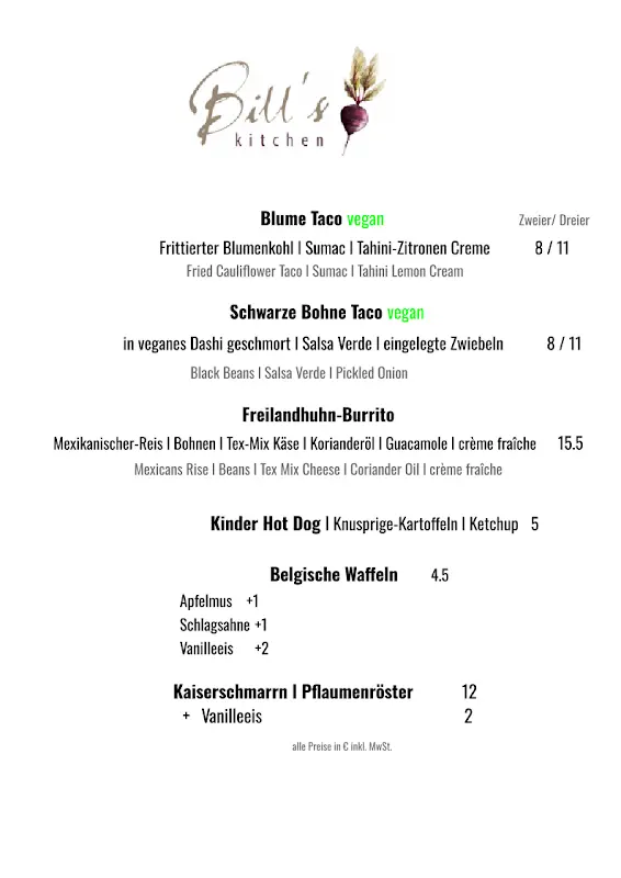 Menu_Bill's Kitchen_Potsdam_image_1