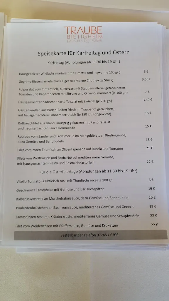 Menu_Traube Bietigheim_Bietigheim_image_1