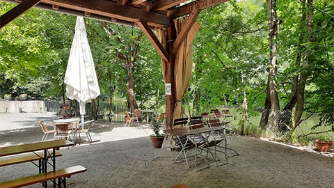 Restaurant in der Rommelmühle mit Biergarten ristorante a Bietigheim-Bissingen
