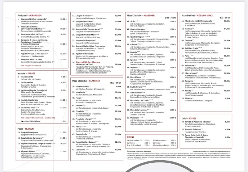 Menu_Pizzeria Trattoria Da Vinci_Rückersdorf_image_1