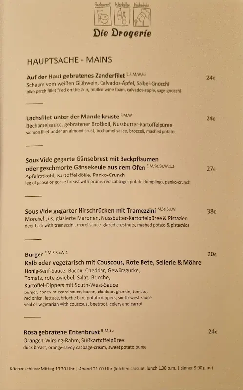 Menu_Restaurant Die Drogerie Senftenberg_Senftenberg_image_2