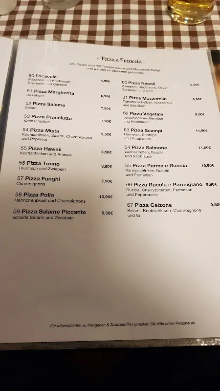 Menu_Ristorante Pizzeria 