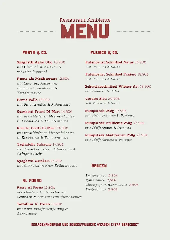Menu_Restaurant Ambiente_Schönborn_immagine_2