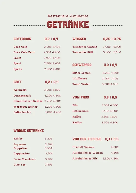 Menu_Restaurant Ambiente_Schönborn_immagine_3