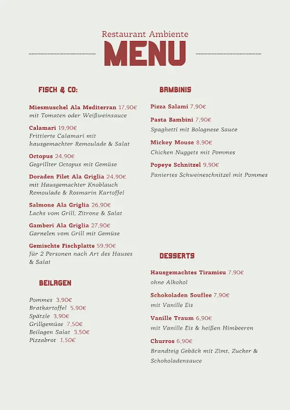 Menu_Restaurant Ambiente_Schönborn_immagine_4