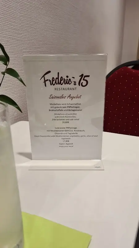 Menu_Frederic's 15_Schwarzheide_image_1