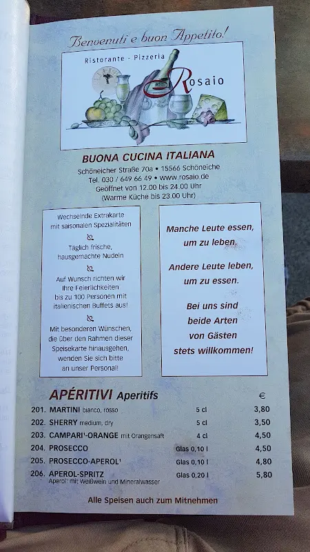 Menu_Ristorante Pizzeria - Rosaio_Berlin_image_1