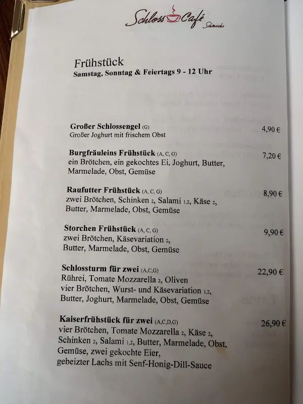 Menu_Schlosscafé Schöneiche_Berlin_immagine_2