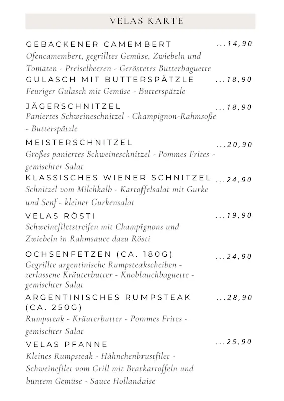 Menu_Velas Restaurant_Teltow_image_1